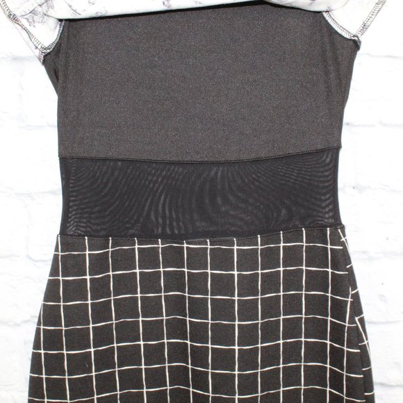 MATERIAL GIRL Sheer Mid Section Short Dress Size S - Picture 4 of 10